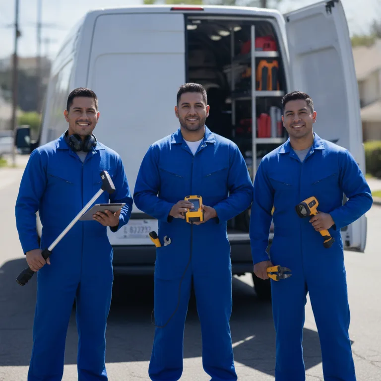 Detección de Fugas de Agua equipo en Fraccionamiento Real Palmas